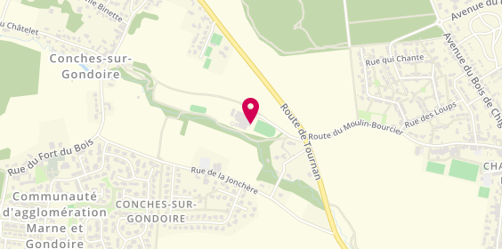 Plan de Haras des Sources - Centre équestre & Ecurie de propriétaires - 77, Rle Sainte-Jeanne, 77600 Conches-sur-Gondoire
