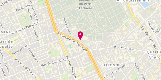 Plan de Basic Fit, Boulevard de Charonne 176, 75020 Paris