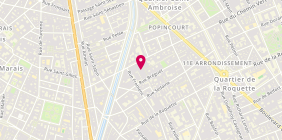 Plan de Invest Cross, 30 Rue du Chemin Vert, 75011 Paris