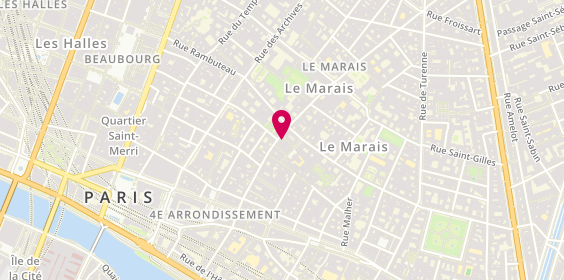 Plan de Gymnase Blancs Manteaux, 48 Rue Vieille du Temple, 75004 Paris