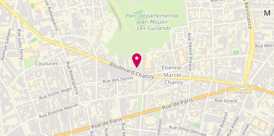 Plan de Basic Fit Ii, Boulevard Chanzy 146, 93100 Montreuil