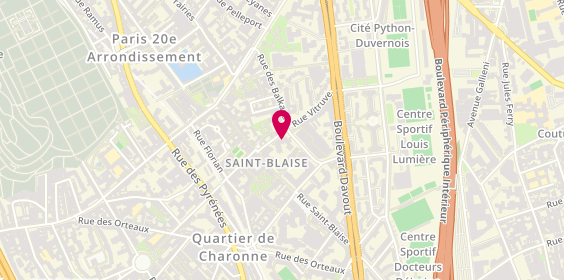 Plan de Bassin Ecole Vitruve, 62 Rue Vitruve, 75020 Paris