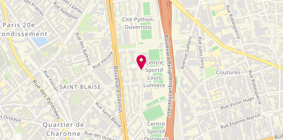 Plan de Bassin Ecole Louis Lumiere, 34 Rue Louis Lumière, 75020 Paris