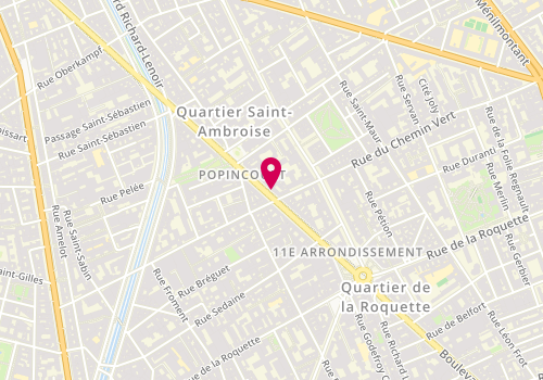 Plan de Eaumega Training, 85 Boulevard Voltaire, 75011 Paris