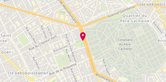 Plan de Tep de Menilmontant, 49 Boulevard de Ménilmontant, 75011 Paris