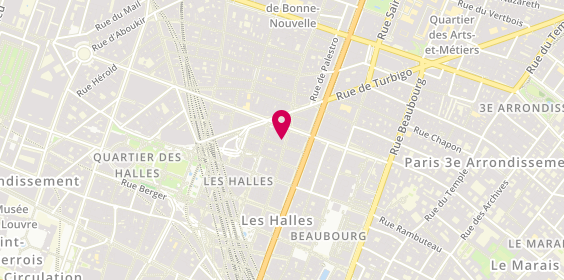 Plan de Dj Fitness, 131 Rue Saint Denis, 75001 Paris