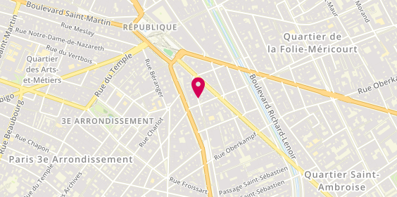 Plan de Temple, 138 Rue Amelot, 75011 Paris