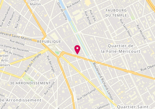 Plan de Fitness Park, 5 avenue de la République, 75011 Paris