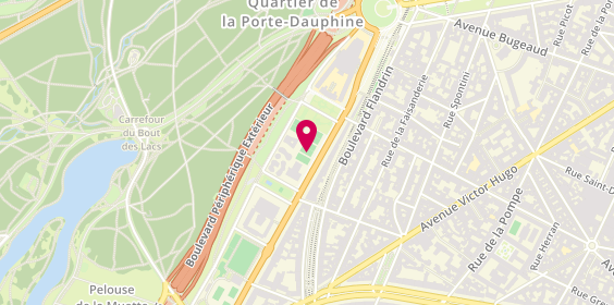 Plan de Centre Sportif Henry de Montherlant, 32 Boulevard Lannes, 75116 Paris