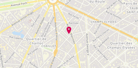 Plan de Midtown Studio, 55 Avenue Marceau, 75116 Paris