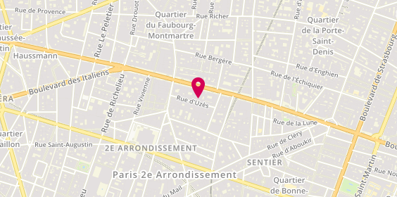 Plan de Sisyphus Training, 8 Rue d'Uzès, 75002 Paris