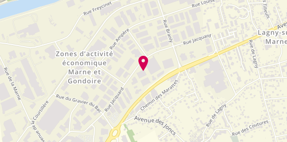 Plan de Basic Fit, 53 Rue Jacquard, 77400 Lagny-sur-Marne