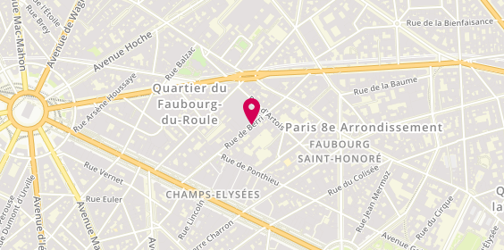 Plan de CMG Sports Club One Champs-Elysées, 26 Rue Berri, 75008 Paris