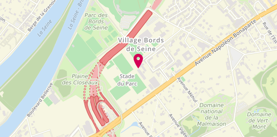 Plan de Section Tennis, Stade du parc
298 avenue Napoléon Bonaparte, 92500 Rueil-Malmaison