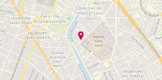 Plan de Battling Club Paris 10, 13 Rue de la Grange Aux Belles, 75010 Paris