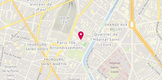 Plan de Paris d'Hier A.S, 22 avenue de Verdun, 75010 Paris