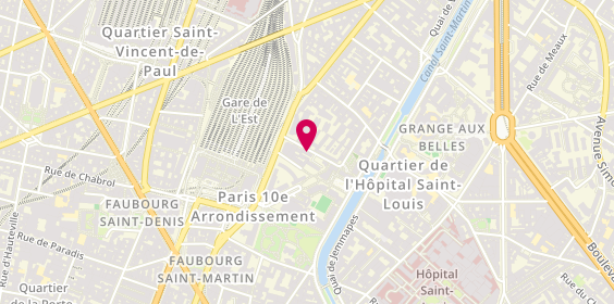 Plan de Vamos Capoeira Paris, 25 Rue Terrage, 75010 Paris