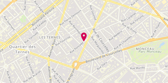 Plan de Esteem - Fitness & Spa, 46 Rue Poncelet, 75017 Paris