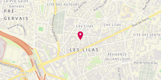 Plan de Hangar Fit Les Lilas, 20 Rue Jean Moulin, 93260 Les Lilas