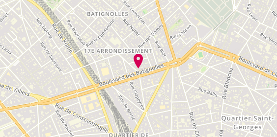 Plan de Les Cercles de la Forme, 32 Boulevard des Batignolles, 75017 Paris
