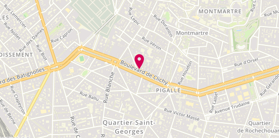 Plan de V Punch Gym, 62 Boulevard de Clichy, 75018 Paris