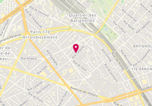 Plan de Le Sporting, 113 Rue Cardinet, 75017 Paris