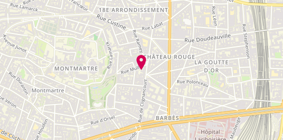 Plan de Gada Fitness, 45 Rue de Clignancourt, 75018 Paris