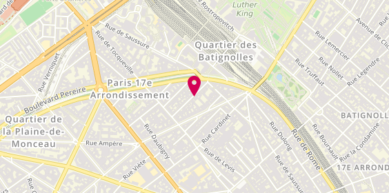 Plan de La Salle Boxing Club, 22 Rue de la Félicité, 75017 Paris