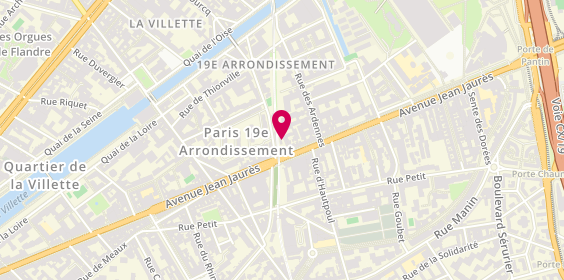 Plan de Kikentaï, 145 avenue Jean Jaurès, 75019 Paris