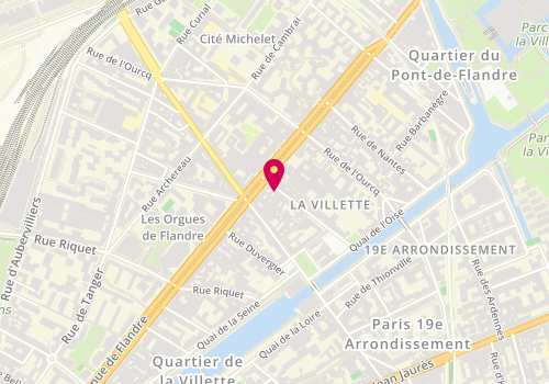 Plan de Silhouette Plus, 13 Rue de Joinville, 75019 Paris