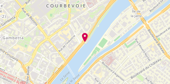 Plan de Société Nautique de la Basse Seine SNBS, 26 Quai du Président Paul Doumer, 92400 Courbevoie