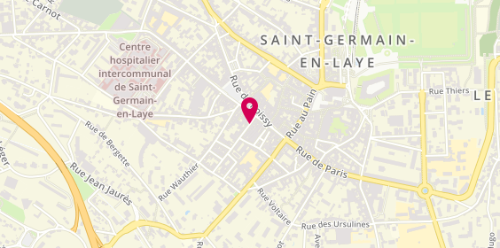 Plan de Danès Sport, 7 Rue Danes de Montardat, 78100 Saint-Germain-en-Laye