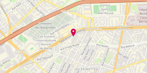 Plan de Basic Fit, Boulevard Bessières 67, 75017 Paris