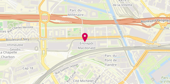 Plan de Basic Fit Ii, Boulevard Macdonald 155-219, 75019 Paris