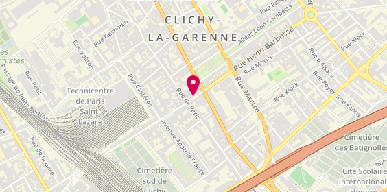 Plan de Magic Form, 75 Rue Henri Barbusse, 92110 Clichy