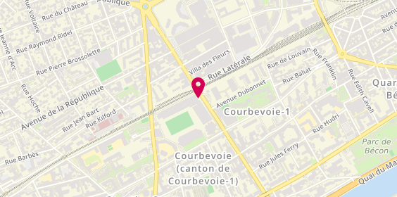 Plan de Courbevoie Escrime, 89-91 Boulevard de Verdun, 92400 Courbevoie