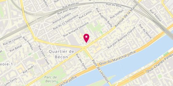 Plan de Association Danse et Forme, 293-295 Boulevard Saint-Denis, 92400 Courbevoie