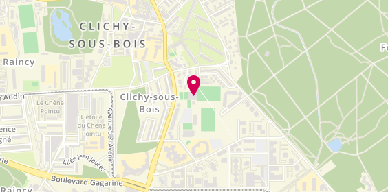 Plan de Tennis Club de Clichy Sous Bois, Allée Henri Barbusse, 93390 Clichy-sous-Bois
