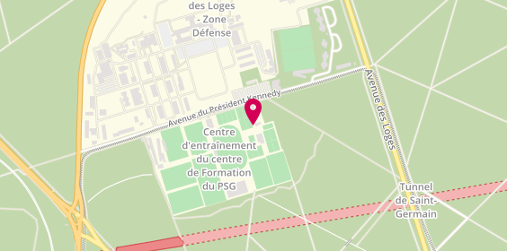 Plan de Tennis Club des Loges Saint-Germain, 3 avenue du Président John Fitzgerald Kennedy, 78100 Saint-Germain-en-Laye