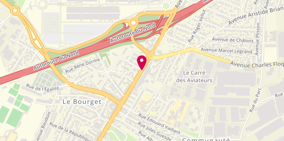 Plan de Forme le Bourget, 130 Avenue Division Leclerc, 93350 Le Bourget