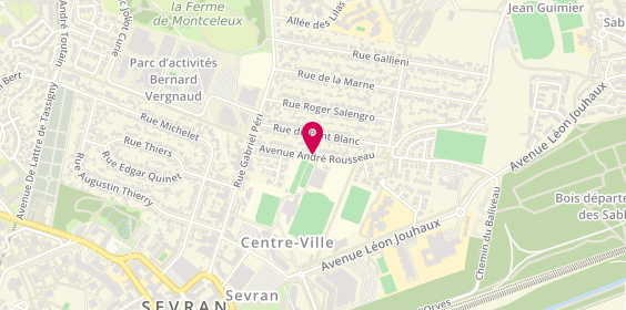 Plan de Tc Sevranais, avenue André Rousseau, 93270 Sevran