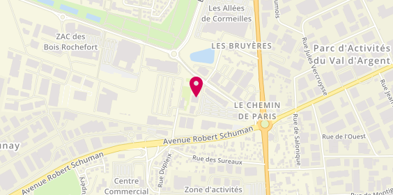 Plan de CrossFit Cormeilles en Parisis, Zone Artisanale Les Bois de Rochefort 3 Allée des Coudrées, 95240 Cormeilles-en-Parisis