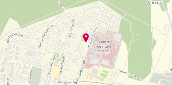Plan de Oeillet Sporting Club de Meaux Oscm, 25 Rue Saint Fiacre, 77100 Meaux