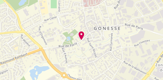 Plan de Gaunissa - Gossima, 24 Rue Paris, 95500 Gonesse