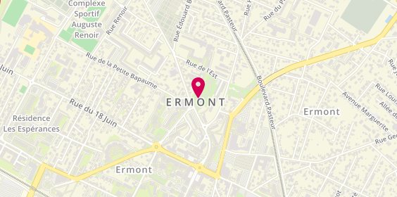 Plan de Ermont Badminton Club, 100 Rue Louis Savoie, 95120 Ermont