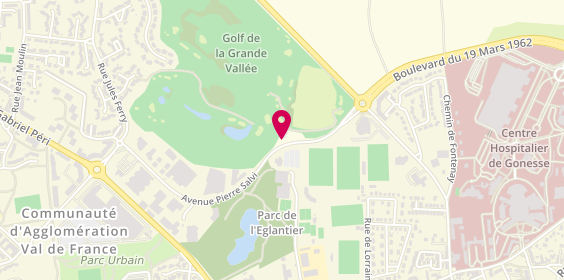 Plan de UGOLF Golf de Gonesse, 15 avenue Pierre Salvi, 95500 Gonesse