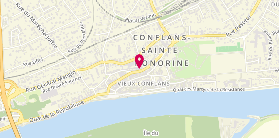 Plan de GIGAFIT Conflans-Sainte-Honorine, 47 Rue Maurice Berteaux, 78700 Conflans-Sainte-Honorine