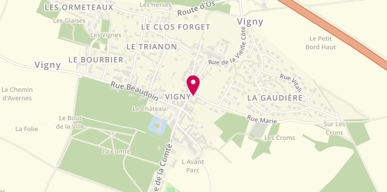 Plan de Tennis Club de Vigny Tcv, Mairie de Vigny, 95450 Vigny