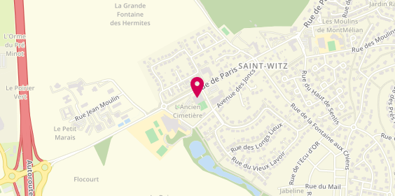Plan de Tennis Club Wezien, Rue de Paris, 95470 Saint-Witz
