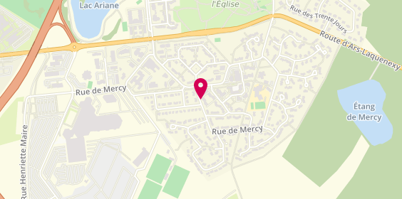 Plan de Rugby Club Metz Moselle, Rue Mercy, 57070 Metz
